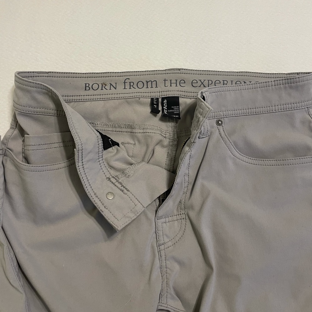 Prana Men’s Slim Fit Brion Pants, Grey, 31x32